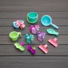 imageStep2 Rain Showers and Unicorns Water Table Kids Water and Sand Activity Sensory Playset Summer Outdoor Toys 13 Piece Water Toy Accessories for Toddlers 15 Years Old Blue ampamp PurpleRain Showers  Unicorns