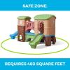 imageStep2 Clubhouse Climber Kids Outdoor Playset Backyard Playground Set 2 Slides Climbing Wall Elevated Playhouse Outside Jungle Gym For Toddlers 26 Years Old