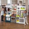 imageStep2 Elegant Edge Kids Kitchen Playset IndoorOutdoor Kitchenette Interactive Play with Lights and Sounds Made of Durable Plastic Includes 78 Piece Toy Accessories For Toddlers 3 Years OldKitchen Set