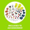 imageStep2 Elegant Edge Kids Kitchen Playset IndoorOutdoor Kitchenette Interactive Play with Lights and Sounds Made of Durable Plastic Includes 78 Piece Toy Accessories For Toddlers 3 Years OldKitchen Set