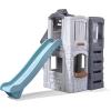 imageStep2 Enchanting Adventures 2Story Kids Playhouse Outdoor Playhouse with Kitchenette ampamp Slide Rock Climbing Wall Made of Durable Plastice For Toddlers 48 Years OldBlue