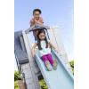 imageStep2 Enchanting Adventures 2Story Kids Playhouse Outdoor Playhouse with Kitchenette ampamp Slide Rock Climbing Wall Made of Durable Plastice For Toddlers 48 Years OldBlue