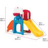 imageStep2 Game Time Sports Climber Kids IndoorOutdoor Playset Backyard Playground Set Slide Climbing Wall Basketball Hoop Outside Jungle Gym For Toddlers 26 Years OldMulticolor
