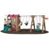 imageStep2 Naturally Playful Adventure Lodge Swing Set and Play CenterWith Glider Extension