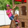 imageStep2 Naturally Playful Adventure Lodge Swing Set and Play CenterWith Glider Extension