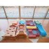 imageStep2 Play Up Double Slide Climber Kids Outdoor Playset Backyard Playground Set 2 Slides Elevated Playhouse Outside Jungle Gym For Toddlers 26 Years Old