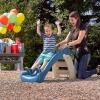 imageStep2 Play ampamp Fold Junior Slide Kids IndoorOutdoor Play Slide Backyard Playground Set Easy Grip Wide Ladder Outside Jungle Gym For Toddlers 154 Years OldMulticolor
