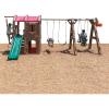 imageStep2 Naturally Playful Adventure Lodge Swing Set and Play CenterWith Glider Extension
