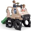 imageStep2 Truck Climber Kids Outdoor Playset Backyard Playground Set Slide ampamp Climbing Wall Outside Jungle Gym for Toddlers 25 Years OldBrown