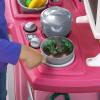 imageStep2 784200 Great Gourmet Kitchen  Durable Kids Kitchen Playset with Lights ampamp Sounds  Pink Plastic Play Kitchen 1675 x 39 x 46 inchesPink