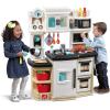 imageStep2 784200 Great Gourmet Kitchen  Durable Kids Kitchen Playset with Lights ampamp Sounds  Pink Plastic Play Kitchen 1675 x 39 x 46 inchesTan