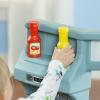 imageStep2 Best Chefs Kids Kitchen Playset IndoorOutdoor Kitchenette Interactive Play with Lights and Sounds Made of Durable Plastic Includes 25 Piece Toy Accessories For Toddlers 2 Years OldBlue