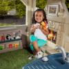 imageStep2 Charming Cottage Kids Playhouse IndoorOutdoor Playset Interactive Play with Sounds Made of Durable Plastic For Toddlers 2 Years OldBrown