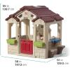 imageStep2 Charming Cottage Kids Playhouse IndoorOutdoor Playset Interactive Play with Sounds Made of Durable Plastic For Toddlers 2 Years OldBrown