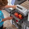 imageStep2 Grand WalkIn Kitchen ampamp Grill Kids Playset IndoorOutdoor Kitchenette Interactive Play with Lights and Sounds Durable Plastic 103 Piece Toy Accessories Toddlers 2 Years Old BrownTanGray