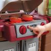 imageStep2 Grand WalkIn Kitchen ampamp Grill Kids Playset IndoorOutdoor Kitchenette Interactive Play with Lights and Sounds Durable Plastic 103 Piece Toy Accessories Toddlers 2 Years Old BrownTanBrown  Tan