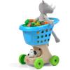 imageStep2 Little Helpers Shopping Cart for Kids Play Grocery Cart Made of Durable Plastic for Toddlers 2 Years Old BlueBlue