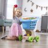 imageStep2 Little Helpers Shopping Cart for Kids Play Grocery Cart Made of Durable Plastic for Toddlers 2 Years Old BlueBlue