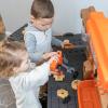 imageStep2 Pro Play Kids Workshop with Utility Bench IndoorOutdoor Tool Bench for Children Interactive Play with Sounds Made of Durable Plastic Includes 76 Piece Toy Accessories Toddlers 3 Years Old