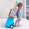 imageStep2 Stop ampamp Go Market  Kids Pretend Play Store ampamp Toll Booth with Toy Cash Register BlueBlue
