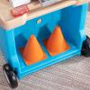 imageStep2 Stop ampamp Go Market  Kids Pretend Play Store ampamp Toll Booth with Toy Cash Register BlueBlue