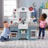 imageStep2 Timeless Trends Kids Kitchen Playset IndoorOutdoor Kitchenette Interactive Play with Lights and Sounds Made of Durable Plastic Includes 21 Piece Toy Accessories for Toddlers 2 Years OldTimeless Trends Kitchen
