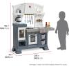imageStep2 Timeless Trends Kids Kitchen Playset IndoorOutdoor Kitchenette Interactive Play with Lights and Sounds Made of Durable Plastic Includes 21 Piece Toy Accessories for Toddlers 2 Years OldGilded Gourmet Kitchen