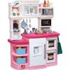 imageStep2 784200 Great Gourmet Kitchen  Durable Kids Kitchen Playset with Lights ampamp Sounds  Pink Plastic Play Kitchen 1675 x 39 x 46 inchesPink