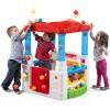 imageStep2 Crazy Maze Toddler Ball Pit Kids Playhouse IndoorOutdoor Playset Interactive Play with Sounds Includes 20 Colorful Balls Made of Durable Plastic For Toddlers 15 Years OldRed Roof