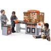 imageStep2 Pro Play Kids Workshop with Utility Bench IndoorOutdoor Tool Bench for Children Interactive Play with Sounds Made of Durable Plastic Includes 76 Piece Toy Accessories Toddlers 3 Years Old