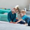 imageStep2 2in1 Toy Box ampamp Art Lid Kids Toy Storage Bin ampamp Organizer Easel ampamp Chest in One Made of Durable Plastic For Toddlers 2 Years Old MintMint