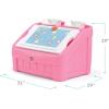 imageStep2 2in1 Toy Box ampamp Art Lid Kids Toy Storage Bin ampamp Organizer Easel ampamp Chest in One Made of Durable Plastic For Toddlers 2 Years Old MintPink