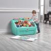 imageStep2 2in1 Toy Box ampamp Art Lid Kids Toy Storage Bin ampamp Organizer Easel ampamp Chest in One Made of Durable Plastic For Toddlers 2 Years Old MintMint
