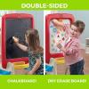 imageStep2 All Around Easel for Two Kids Activity Table DoubleSided Art Board Made of Durable Plastic Includes 94Piece Soft Foam Magnets For Toddlers 3 Years Old