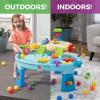 imageStep2 Ball Buddies Adventure Center Water Table for Kids Indoor and Outdoor Kids Water Sensory Table Pool Ages 15 Years Old 23 Piece Water Toy Accessories BlueBlue