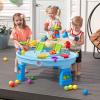 imageStep2 Ball Buddies Adventure Center Water Table for Kids Indoor and Outdoor Kids Water Sensory Table Pool Ages 15 Years Old 23 Piece Water Toy Accessories BlueBlue