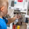 imageStep2 Contemporary Chef Kids Kitchen Playset IndoorOutdoor Kitchenette Interactive Play with Lights and Sounds Made of Durable Plastic Includes 25 Piece Toy Accessories For Toddlers 2 Years Old