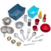imageStep2 Contemporary Chef Kids Kitchen Playset IndoorOutdoor Kitchenette Interactive Play with Lights and Sounds Made of Durable Plastic Includes 25 Piece Toy Accessories For Toddlers 2 Years Old