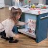 imageStep2 Grand WalkIn Wooden Kids Kitchen Playset IndoorOutdoor Kitchenette Interactive Play with Lights and Sounds Made of Durable Wood Includes 15 Piece Toy Accessories For Toddlers 3 Years Old