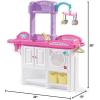 imageStep2 Love ampamp Care Deluxe Baby Doll Nursery Playset for Kids Compact Changing Station ampamp Crib Made of Durable Plastic Includes Toy Accessories For Toddlers 26 Years Old LavenderPink