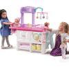 imageStep2 Love ampamp Care Deluxe Baby Doll Nursery Playset for Kids Compact Changing Station ampamp Crib Made of Durable Plastic Includes Toy Accessories For Toddlers 26 Years Old LavenderPink