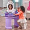 imageStep2 Pretty ampamp Posh Vanity with Stool  Kids Pretend Play Vanity Set  Purple