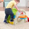 imageStep2 SportTastic Activity Center Kids Playhouse IndoorOutdoor Playset ampamp Slide Play Gym Includes Bat ampamp Balls Made of Durable Plastic For Toddlers 1 Years OldMulticolor