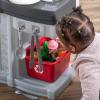 imageStep2 Top Cooks Kids Kitchen Playset IndoorOutdoor Kitchenette Interactive Play with Lights and Sounds Made of Durable Plastic Includes 23 Piece Toy Accessories for Toddlers 2 Years Old
