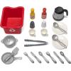 imageStep2 Top Cooks Kids Kitchen Playset IndoorOutdoor Kitchenette Interactive Play with Lights and Sounds Made of Durable Plastic Includes 23 Piece Toy Accessories for Toddlers 2 Years Old