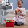 imageStep2 Top Cooks Kids Kitchen Playset IndoorOutdoor Kitchenette Interactive Play with Lights and Sounds Made of Durable Plastic Includes 23 Piece Toy Accessories for Toddlers 2 Years Old