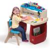 imageStep2 Deluxe Art Master Kids Desk Toddler Activity Table and Chair Craft Table with Storage Ages 3 Years Old