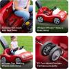 imageStep2 SidebySide Push Around Roadster Kids Push Car 2 Seat Ride On Car Seat Belts ampamp Horn for Toddlers 154 Years Old Red