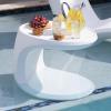 imageStep2 Mondello InPool Side Table OutdoorIndoor Waterproof Pool ampamp Patio Furniture Made of Durable Plastic White