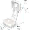 imageStep2 Vero Pool Basketball Hoop OutdoorIndoor Waterproof Patio Furniture Made of Durable Plastic 45 Feet White